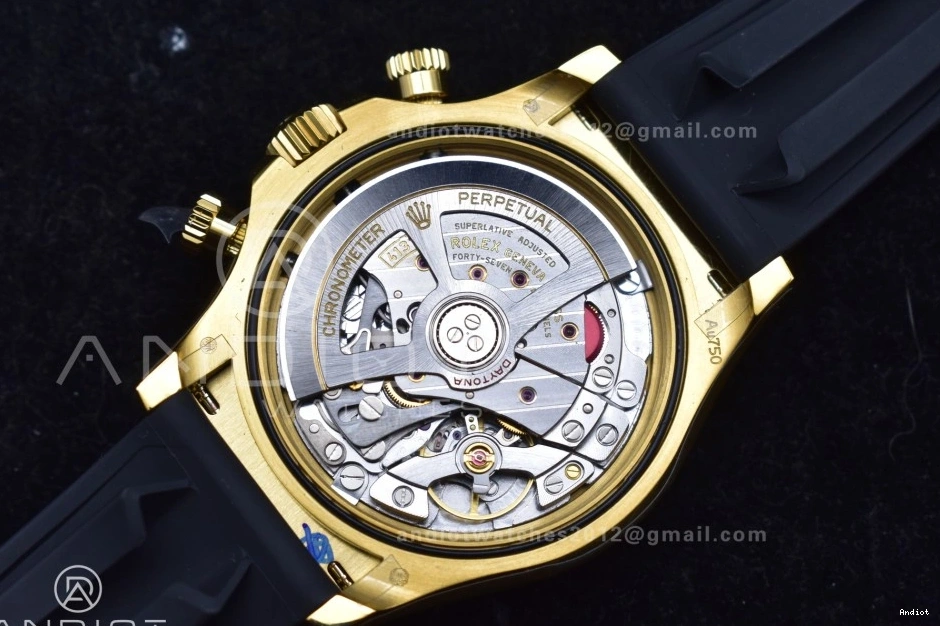 Dial SH4131 on Oysterflex 126518 Edition V6 Best (Weighted) White QF Strap 1:1 Daytona 0214